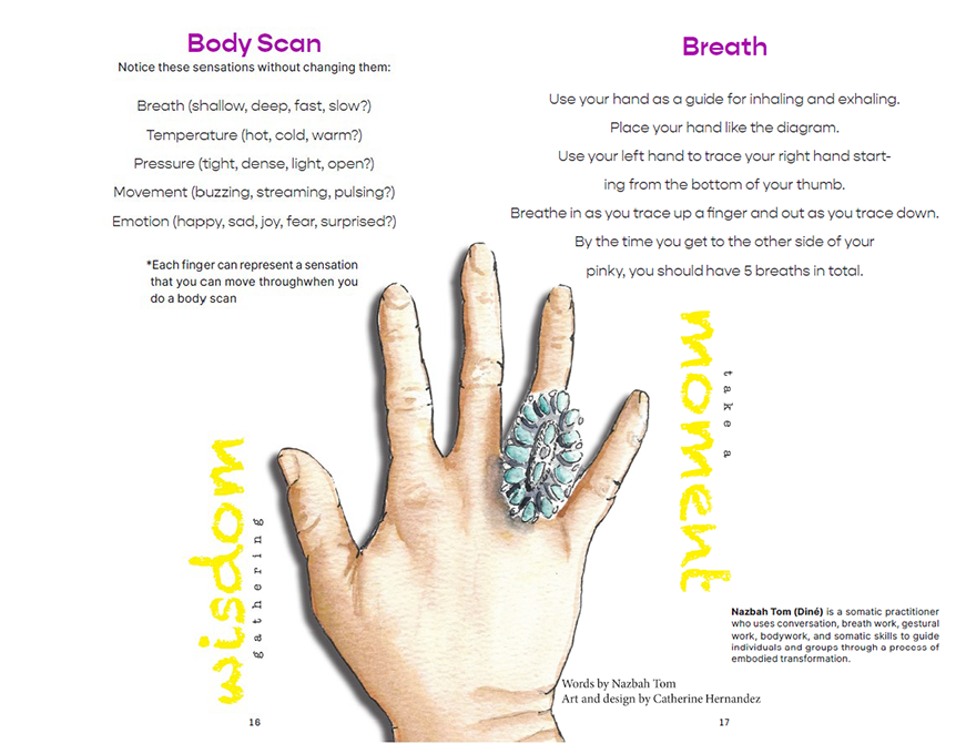 Image of Body Scan Journal page