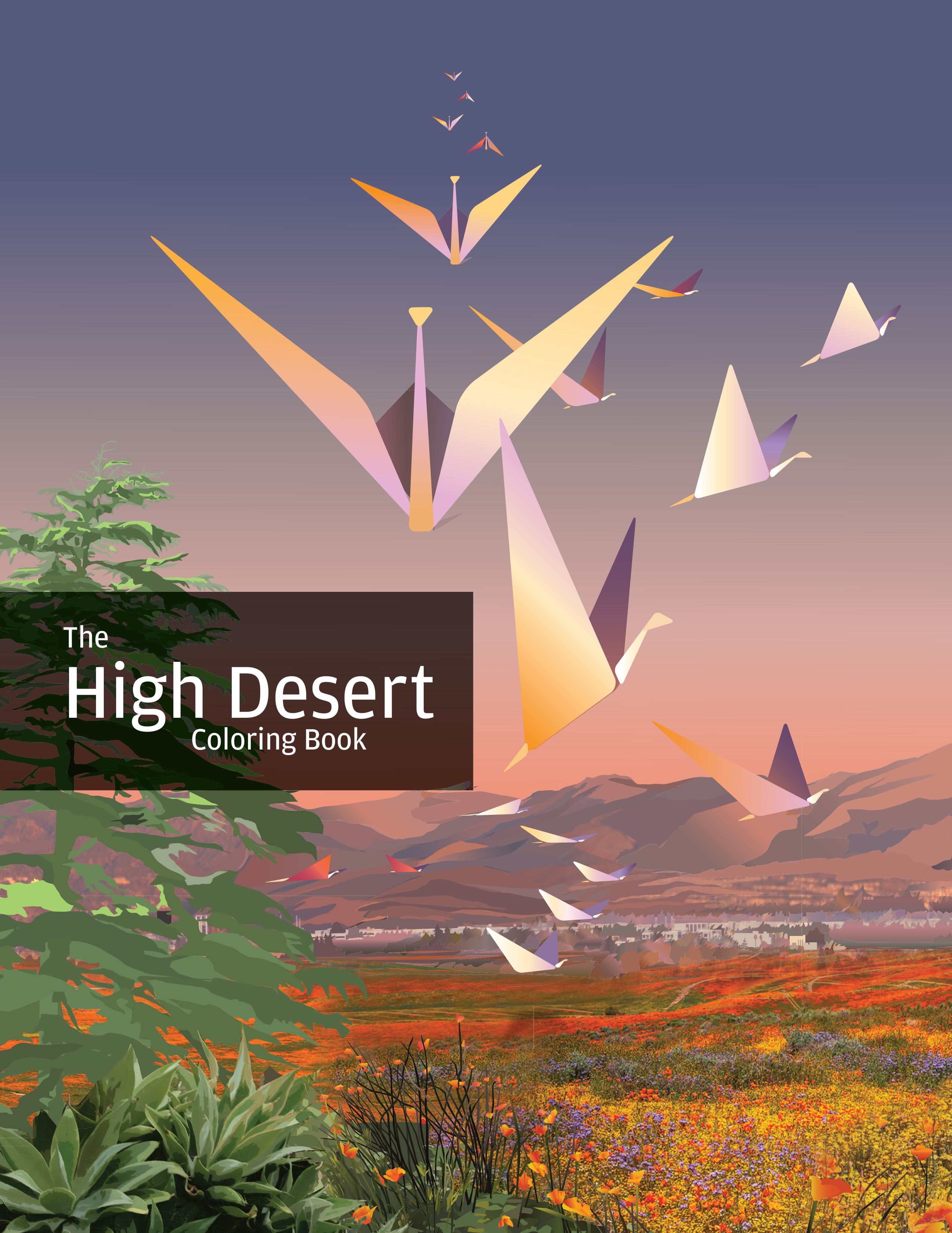 The High Desert Coloring Book by Renee Fox