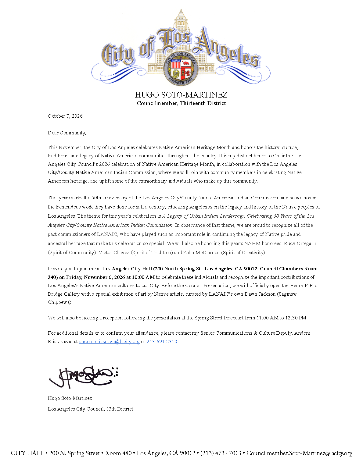 2026 NAHM Public Invite Letter