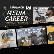Flyer for Media Career Pathways Prototype