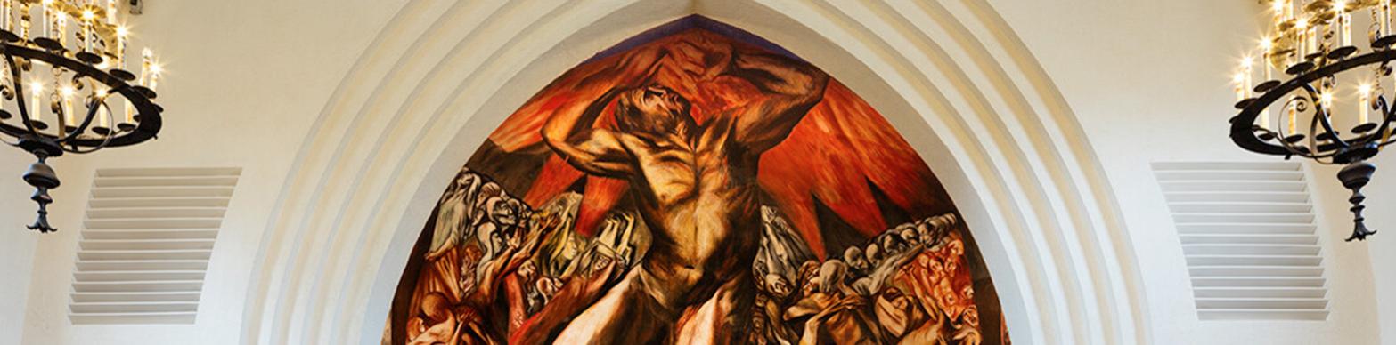 Religous like fresco