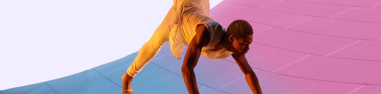 woman posing with one leg in the air