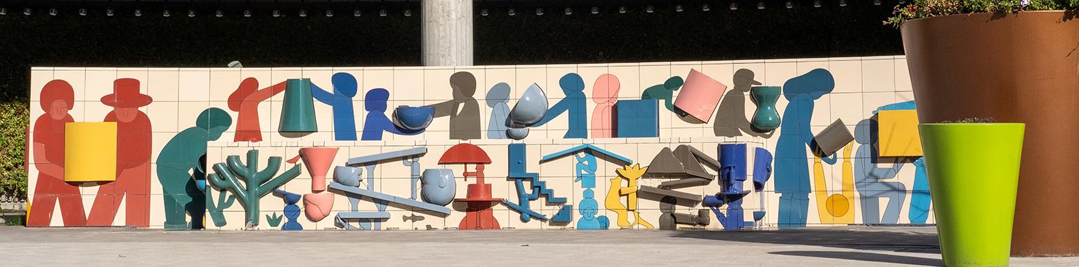 artwork at the Department of Public Works 