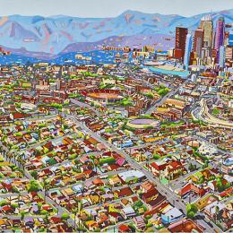 Painting of Downtown Los Angeles